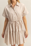 VESTIDO CORTO CAPAS