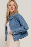 SHIRT JACKET MEZCLILLA BOLSAS