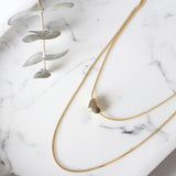 CADENA DOBLE DIJE CORAZON