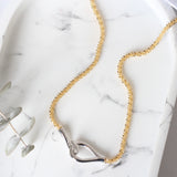 CADENA BROCHE PLATEADO