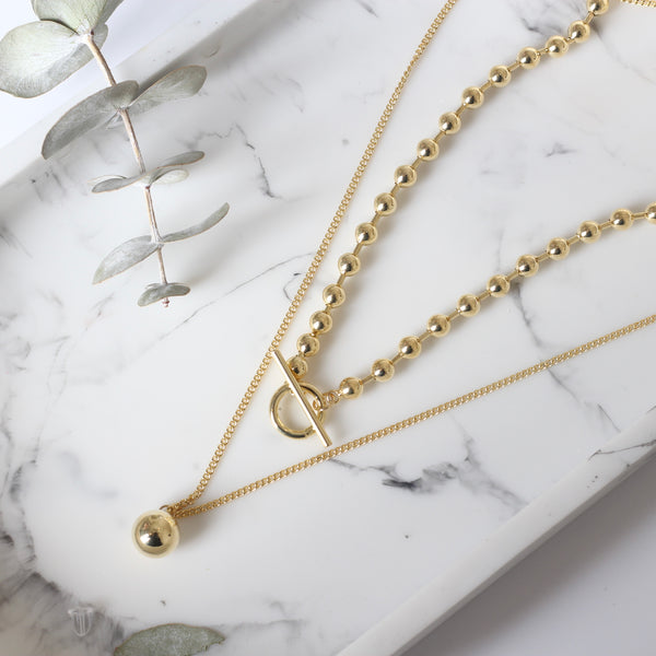 DOBLE CADENA BOLITAS