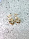 ARETE CORAZÓN CUADRITOS ZIR