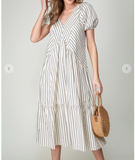 VESTIDO MAXI RAYADO