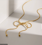 COLLAR LAZO COLGANTE