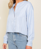 BLUSA ABOTONADA RAYADA