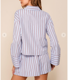 CAMISA ABOTONADA RAYADA