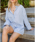 CAMISA ABOTONADA RAYADA