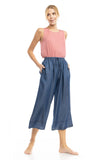 PANTALON WIDE LEG TENCEL