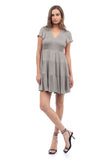 VESTIDO CORTO CAPAS