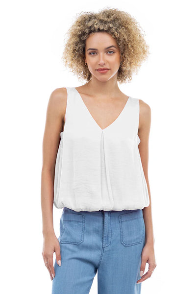 BLUSA SATINADA CUELLO V