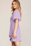 VESTIDO CORTO WRAP