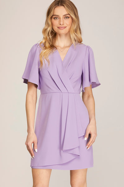 VESTIDO CORTO WRAP