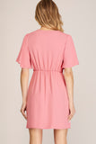 VESTIDO CORTO WRAP