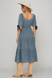 VESTIDO MAXI DENIM CAPAS