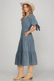 VESTIDO MAXI DENIM CAPAS