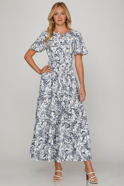 VESTIDO MAXI FLORES