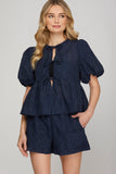 BLUSA CROCHET LACED