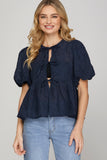 BLUSA CROCHET LACED