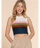 CROP TOP TEJIDO MULTICOLOR
